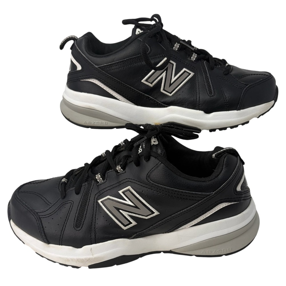 New Balance 608v5 MX608RB5 Mens 7 4E Extra Wide Black Leather Training Shoes